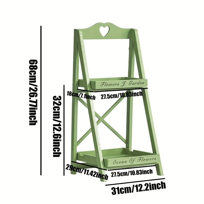 NNETM Multi-Tier Freestanding Plant Display Shelf-2