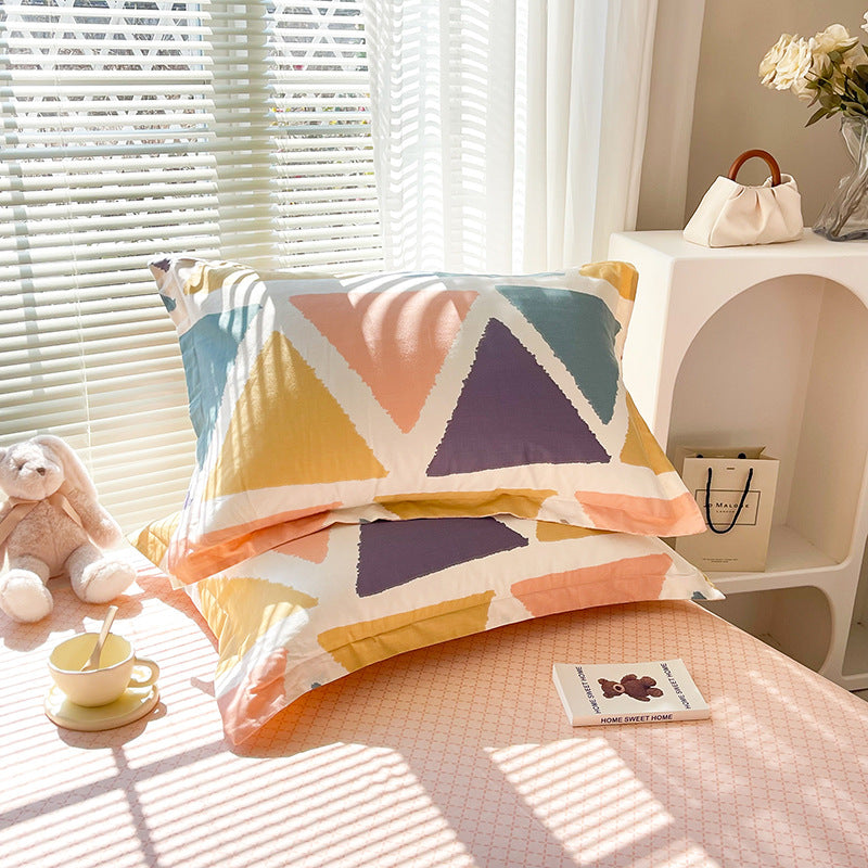 NNEDSZ Stroll Through Time 100% Cotton Pillowcase Set (Pack of 2) - Breathable Standard Size 48x74cm Pure Cotton Pillow Covers-0