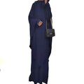 New Muslim New Prayer Garment Women Ramadan Islamic Jilbeb 2 Piece Set Dubai Turkish Modest Outfit Khimar Scarf Hijab+Long Dress